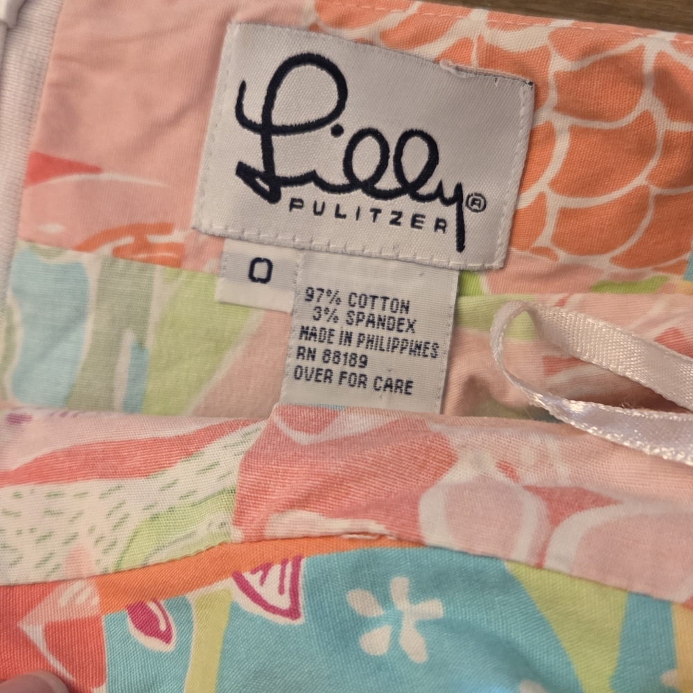 Lilly Pulitzer Multicolor Patchwork Mini Skort - image 3